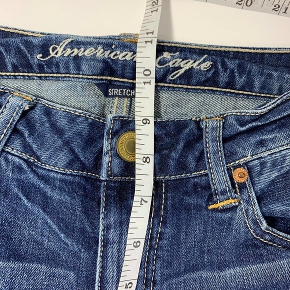American Eagle stretch destroyed skinny jeans - Picture 8 of 12